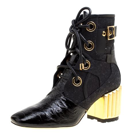 dior western heeled boot|Dior leather ankle boots.